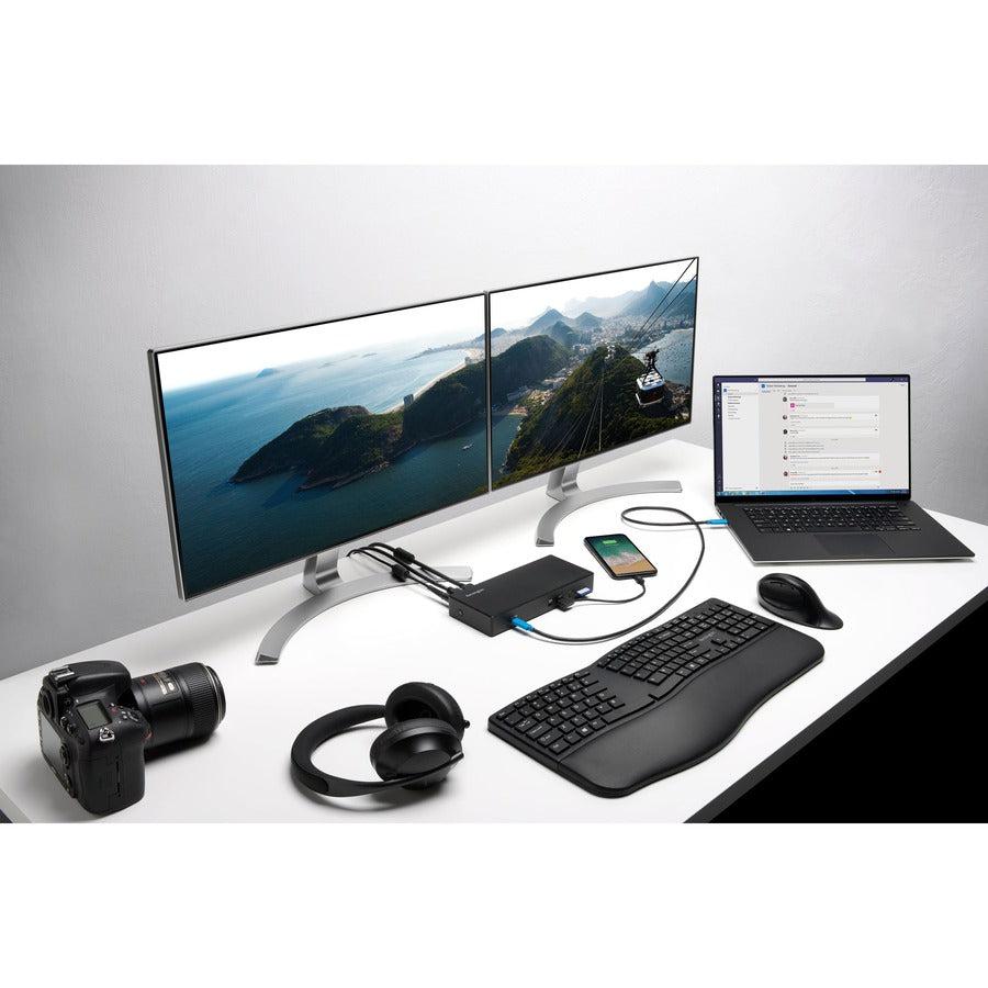 Kensington Sd4850P Usb-C 10Gbps Dual Video Driverless Docking Station - 100W Pd - Dp++/Hdmi - Windows