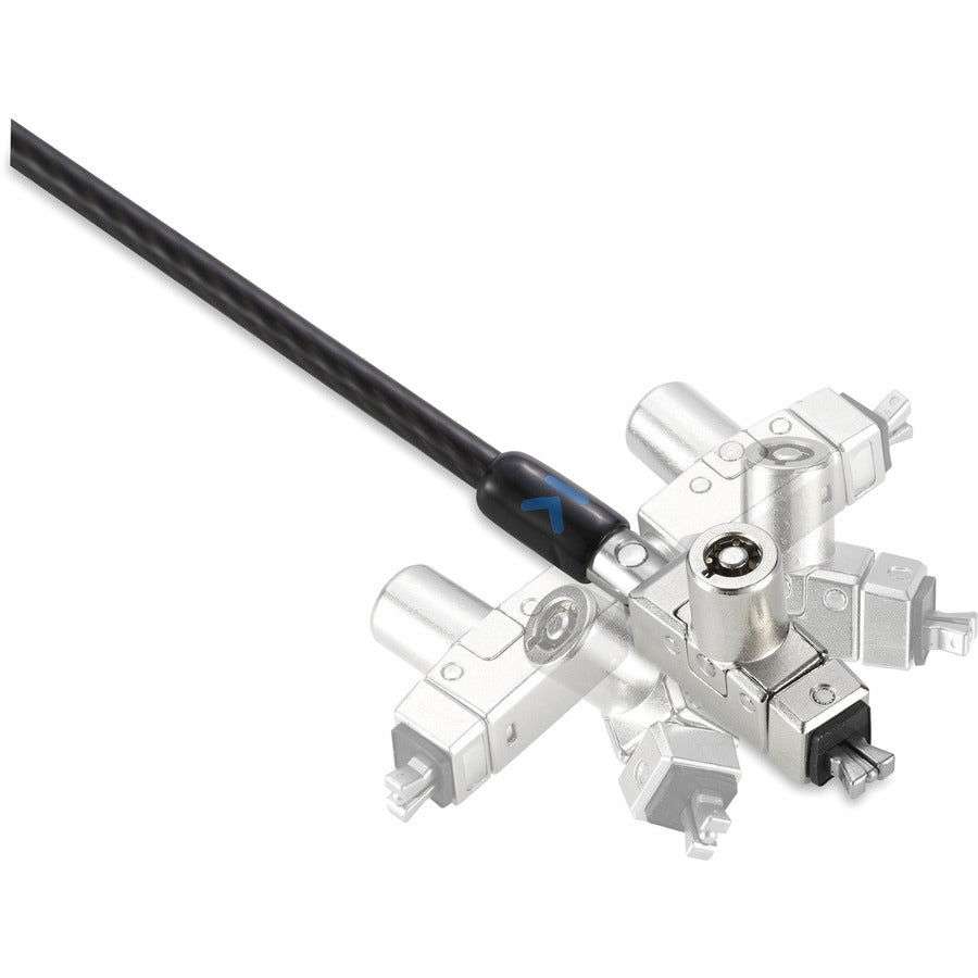 Kensington Slim N17 2.0 Keyed Dual Head Laptop Lock For Wedge-Shaped Slots