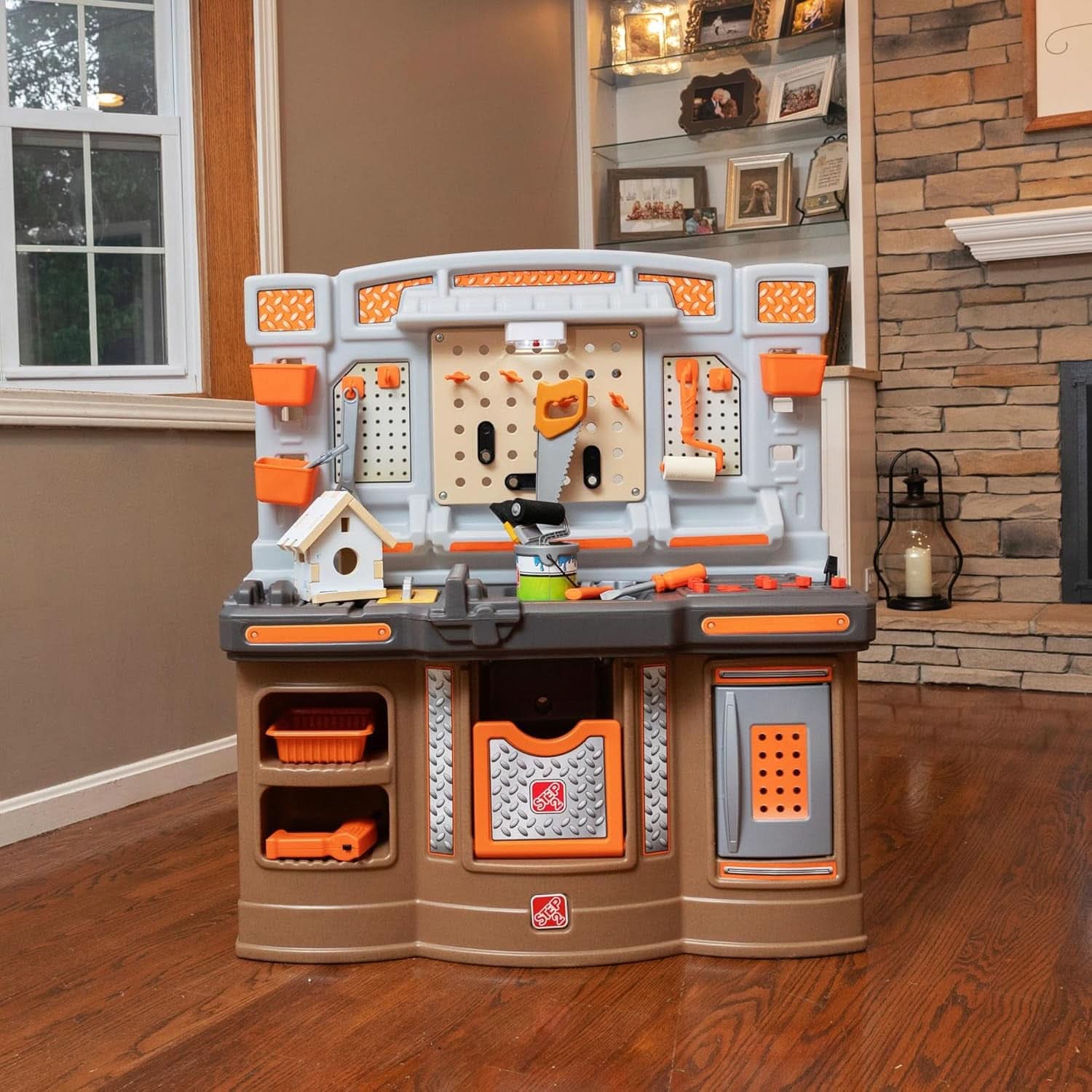 Kids Tool Workshop Bench With Durable Polypropylene