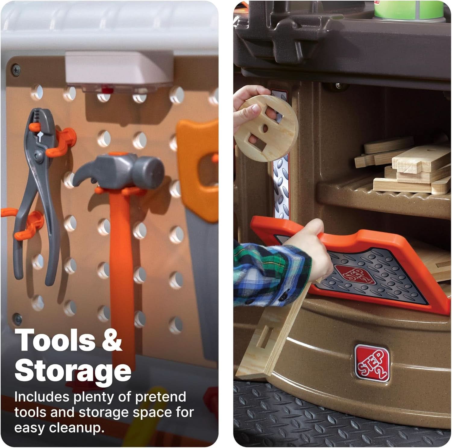 Kids Tool Workshop Bench With Durable Polypropylene