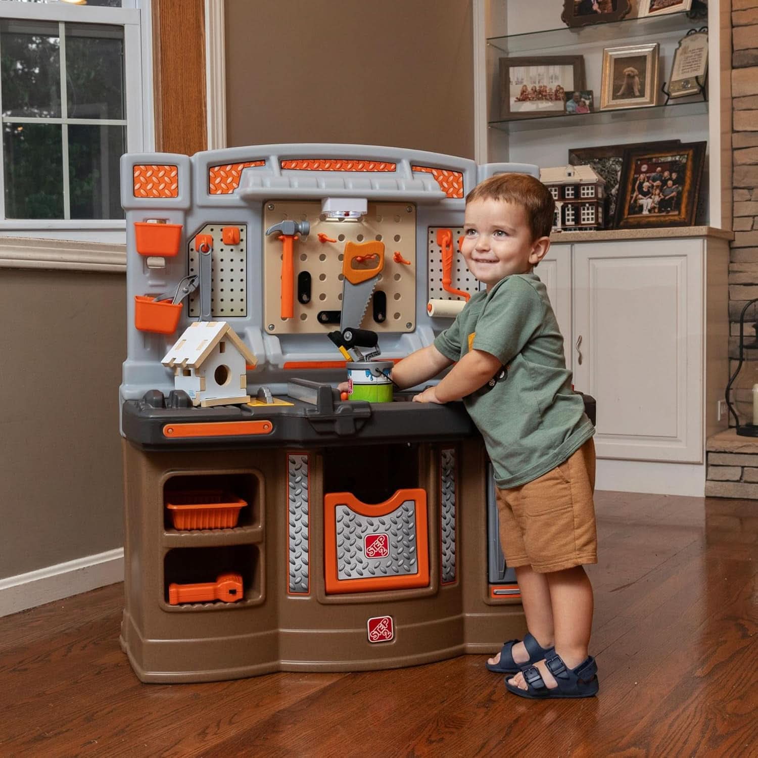 Kids Tool Workshop Bench With Durable Polypropylene