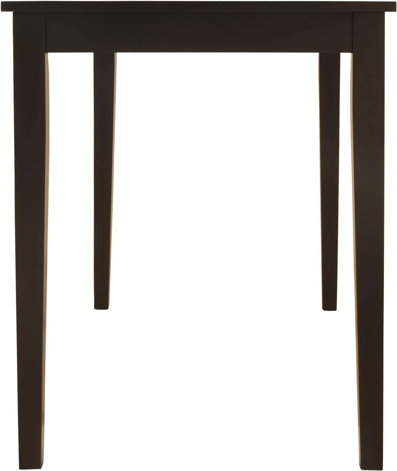 Kimonte Black Dining Room Table Rectangular Contemporary