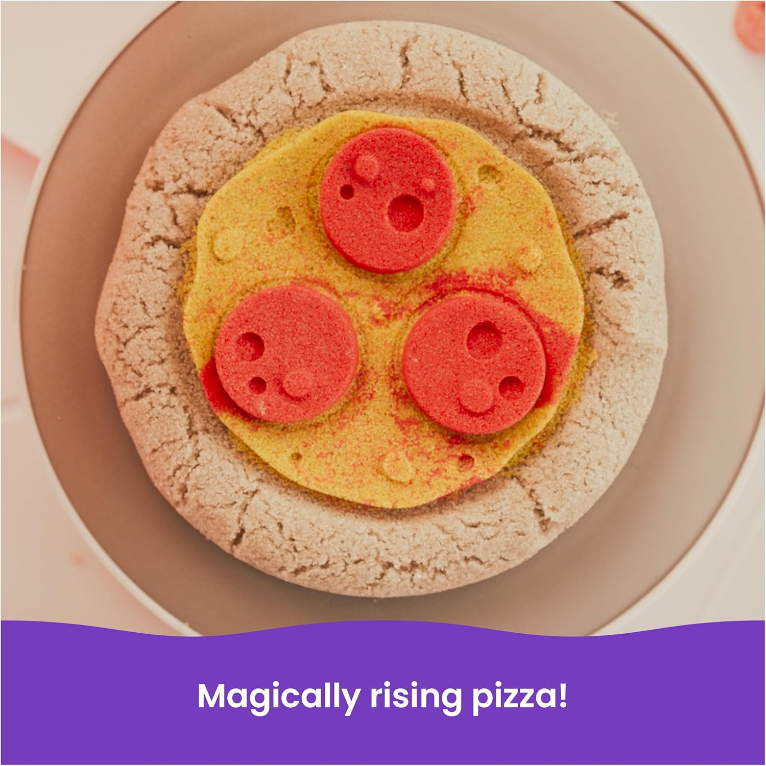 Kinetic Sand Squish Pizza