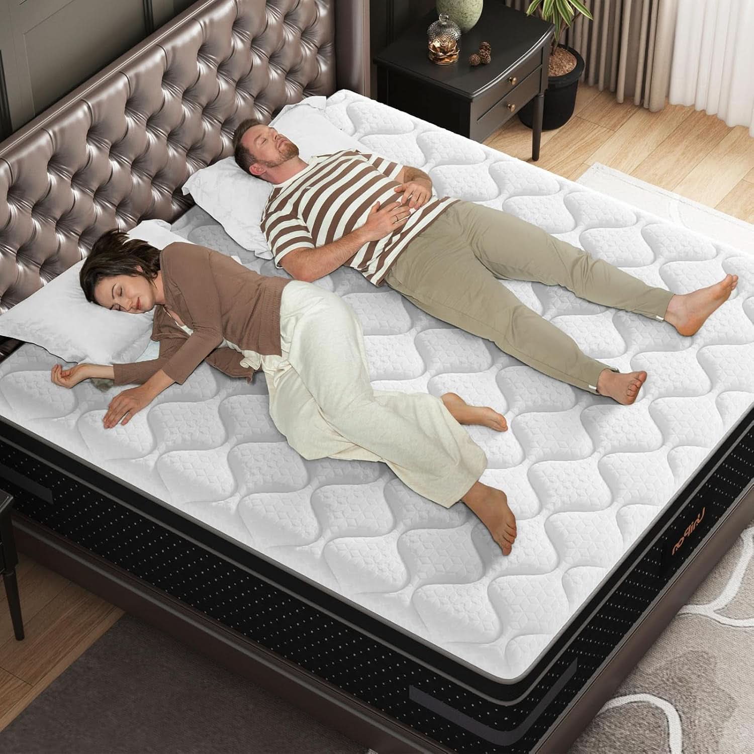 King 14 Inch Hybrid Memory Foam Mattress Certipur Certified