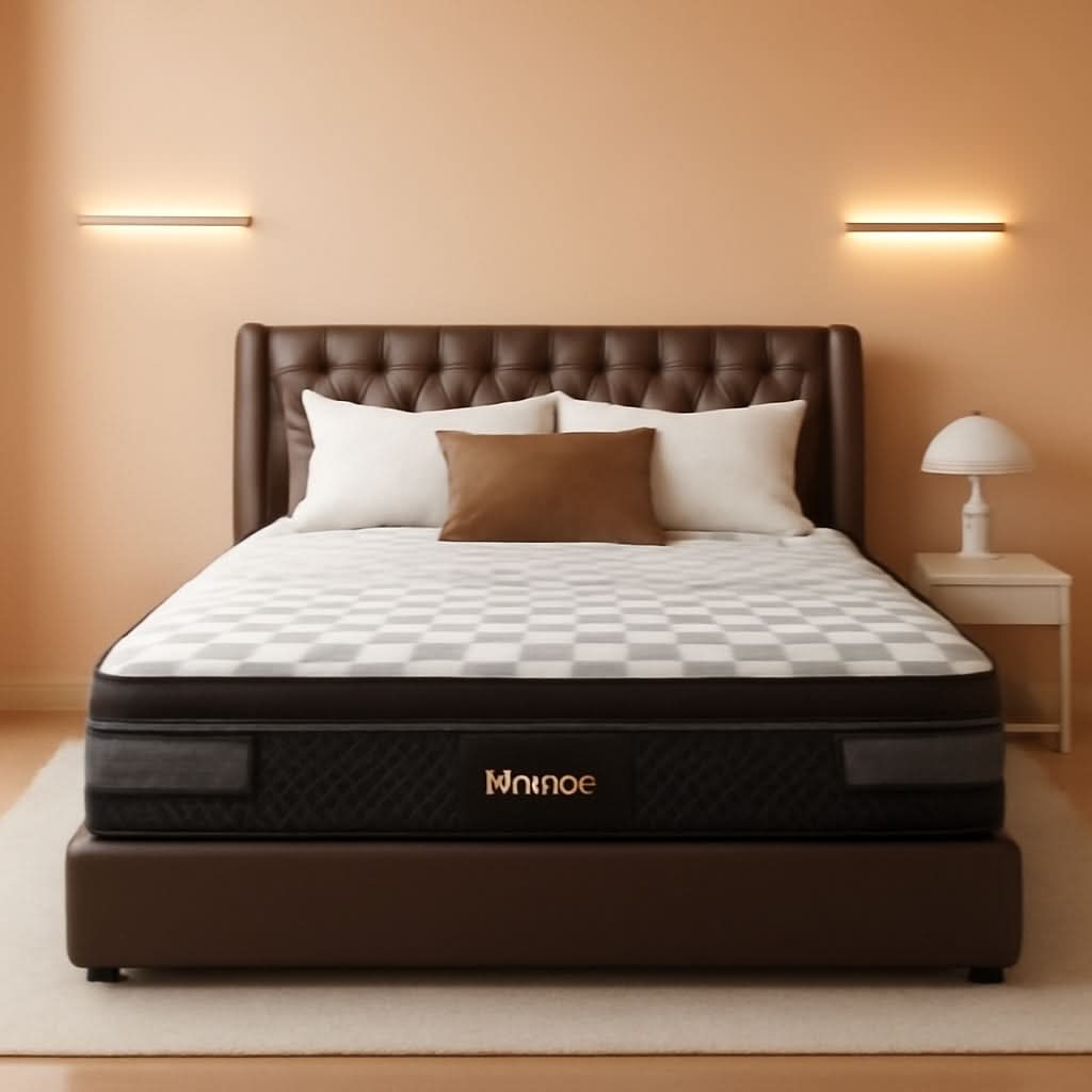 King 14 Inch Hybrid Memory Foam Mattress Certipur Certified