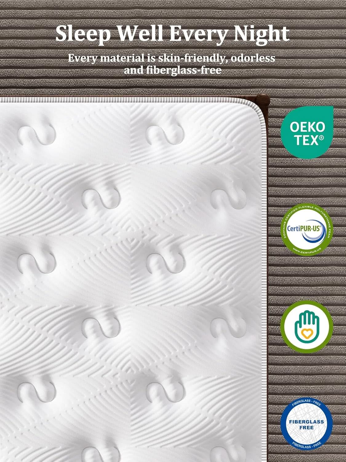 King Hybrid Mattress Super Premium Cooling Memory Foam