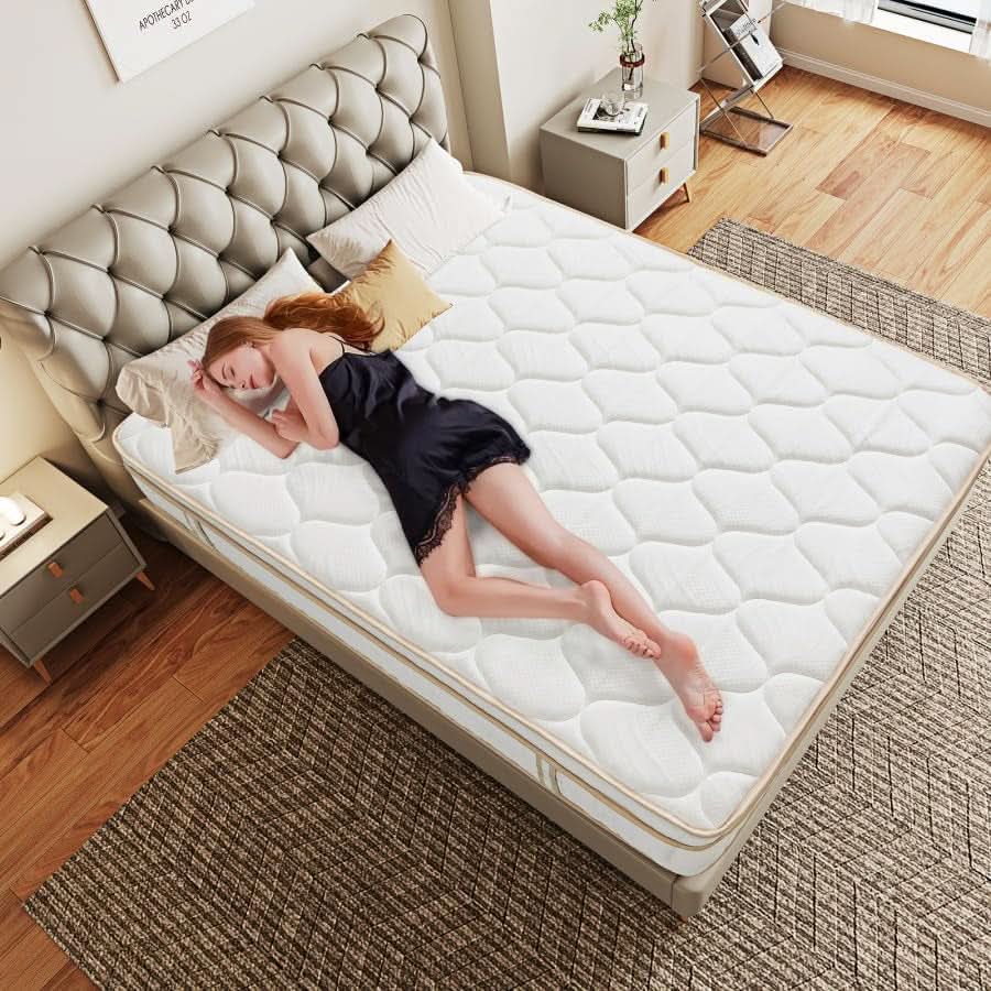 King Hybrid Mattress Twelve Inches CertipurUS Memory Foam