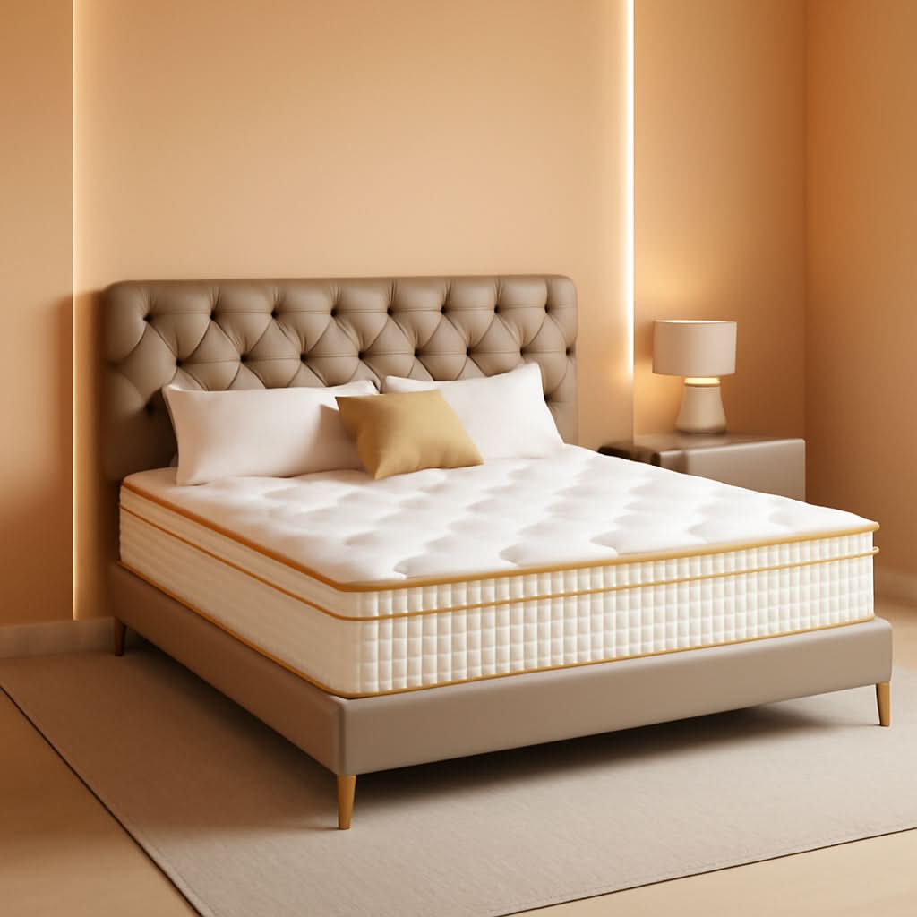 King Hybrid Mattress Twelve Inches CertipurUS Memory Foam