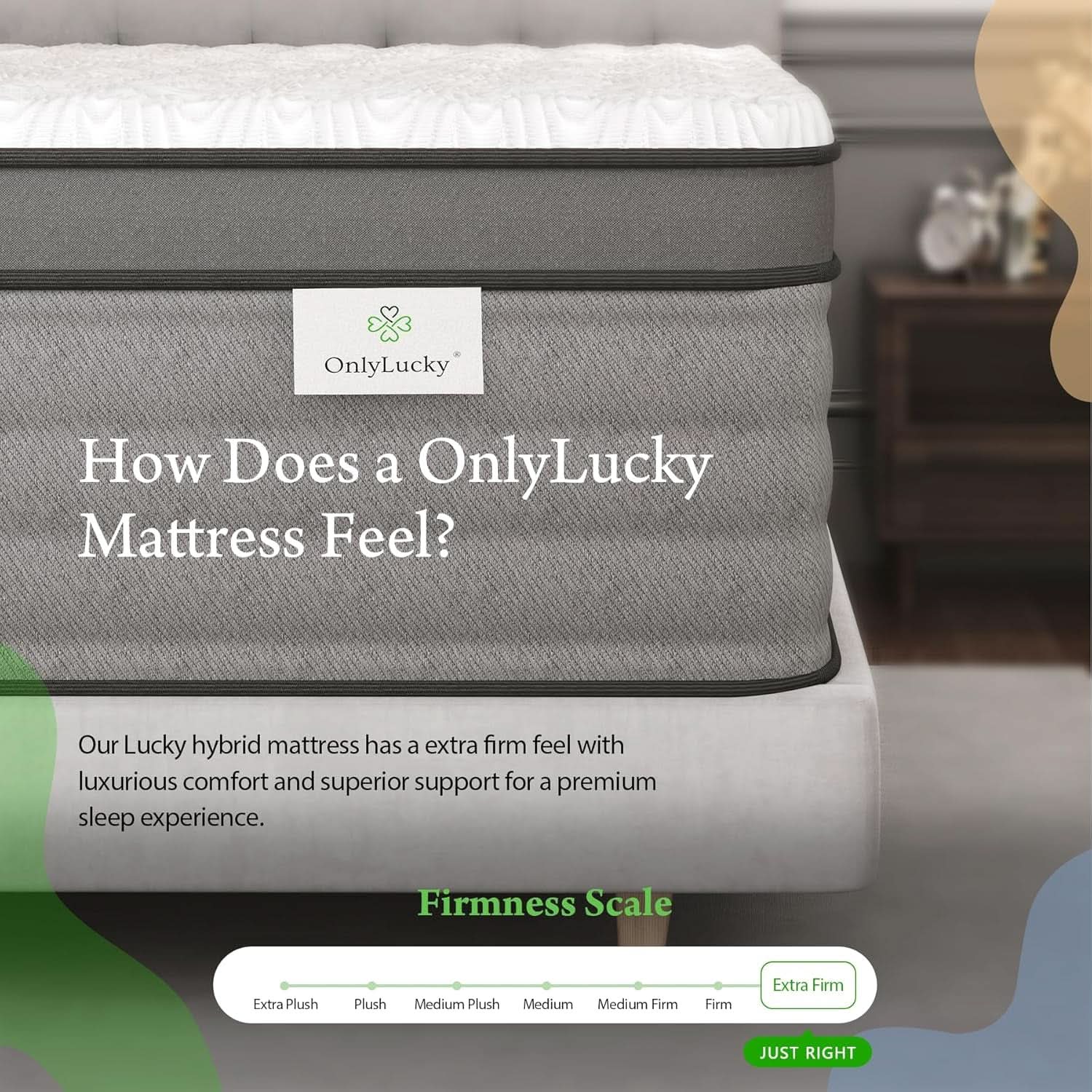 King Size Contemporary Memory Foam Hybrid Mattress
