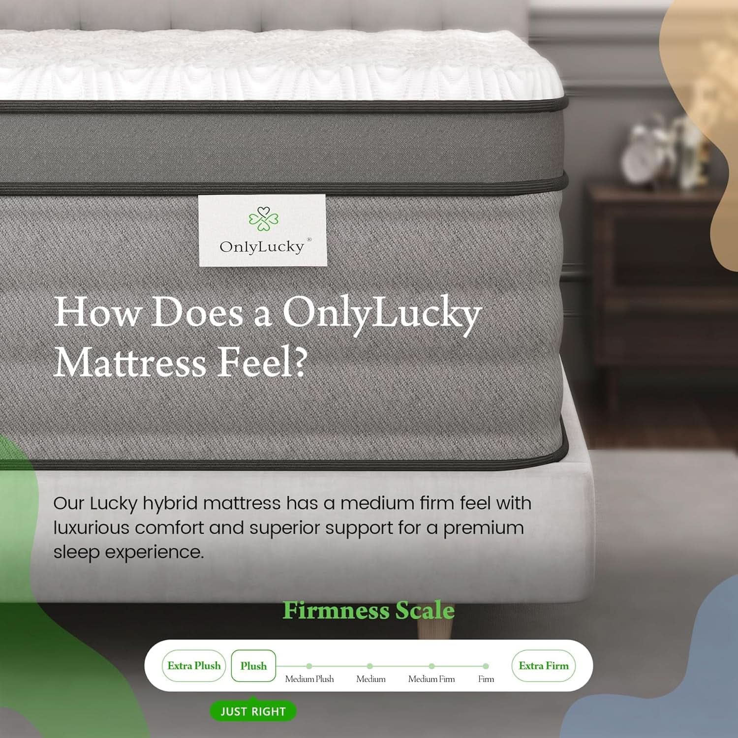 King Size Contemporary Memory Foam Hybrid Mattress