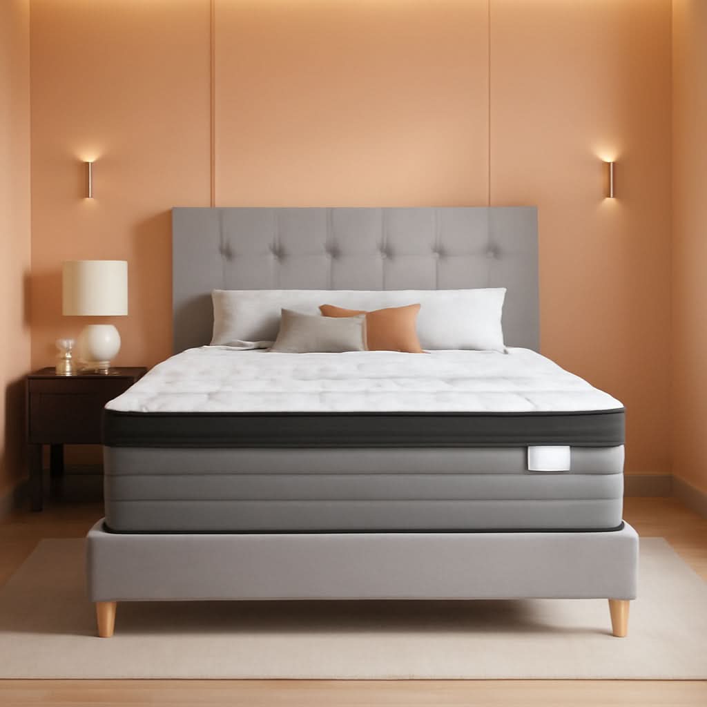 King Size Gel Memory Foam Hybrid Mattress Lumbar Support Plus
