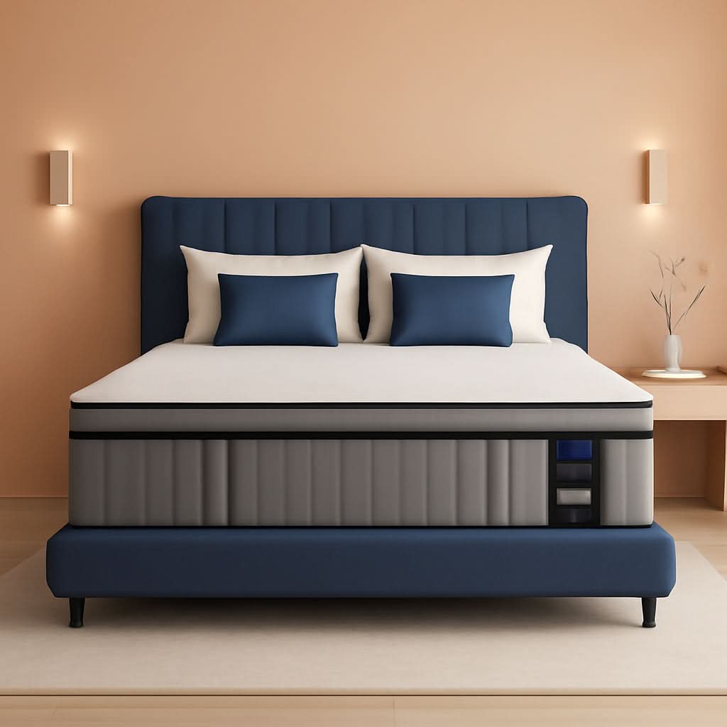 King Size Gel Memory Foam Pocket Spring Hybrid Mattress