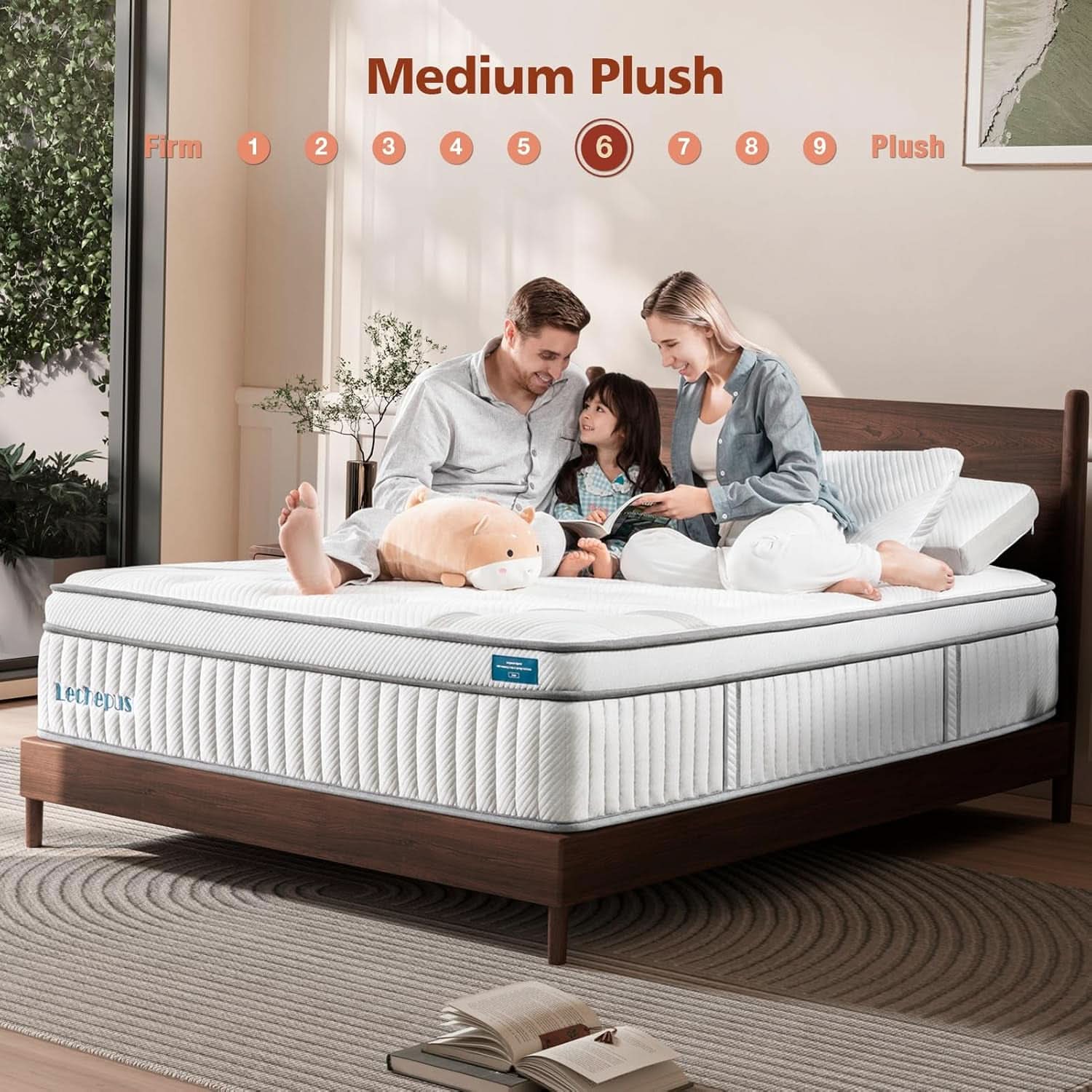 King Size Hybrid Memory Foam Mattress Support System