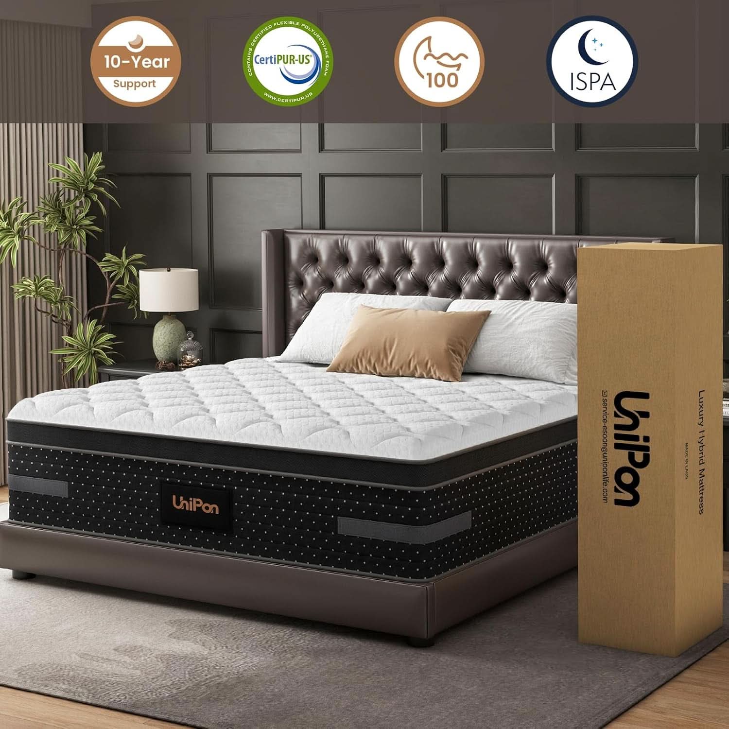 King Size Mattress With Motion Isolation CertipurUs