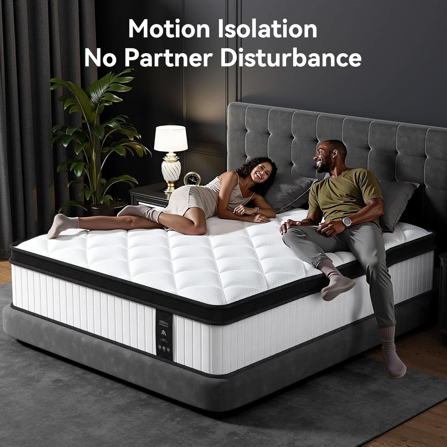 King Size Mattress With Pocket Springs Temperature Regulated