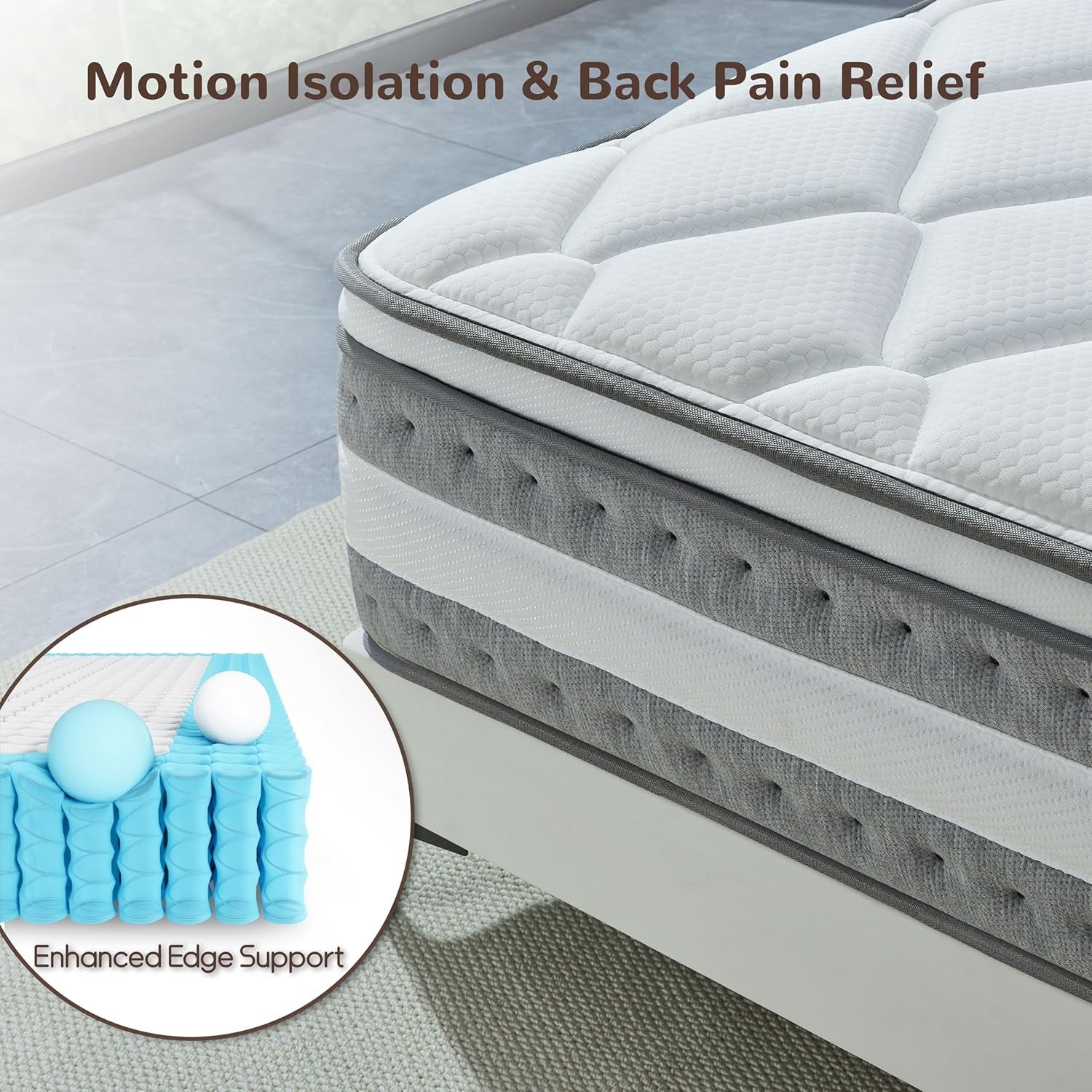King Size Orthopaedics Hybrid Memory Foam Mattress