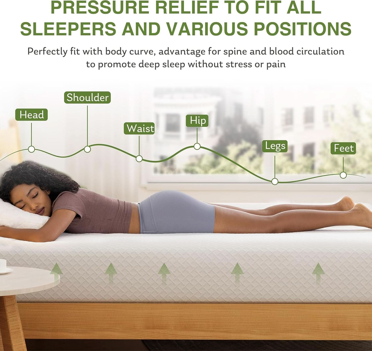 King Size Premium Memory Foam Mattress TwelveInch Cooling Gel