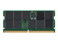 Kingston - DDR5 - module - 16 GB - SO-DIMM 262-pin - 4800 MHz - CL40 - 1.1 V - unbuffered - ECC KTD-PN548T-16G