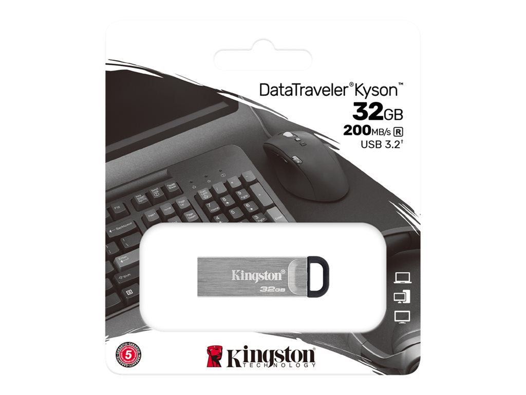 Kingston DataTraveler Kyson - USB flash drive - 32 GB - USB 3.2 Gen 1