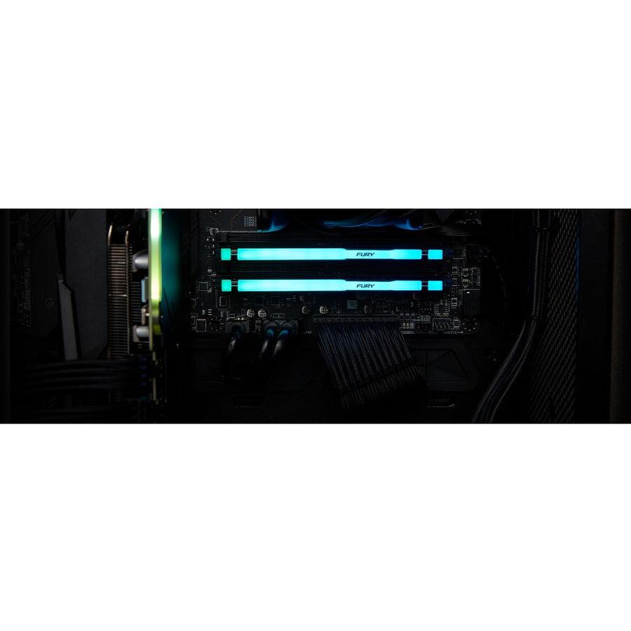 Kingston FURY Beast 16GB (2 x 8GB) DDR5 SDRAM Memory Kit KF560C36BBEAK2-16