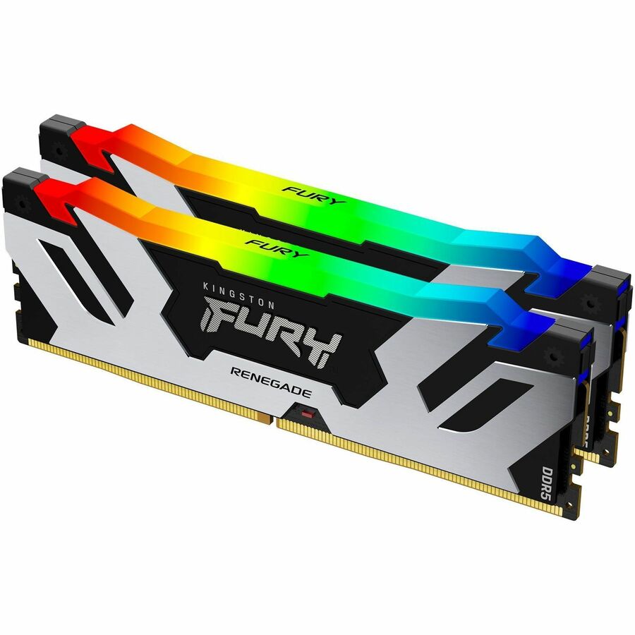Kingston FURY Renegade 32GB (2 x 16GB) DDR5 SDRAM Memory Kit - For Motherboard - 32 GB (2
