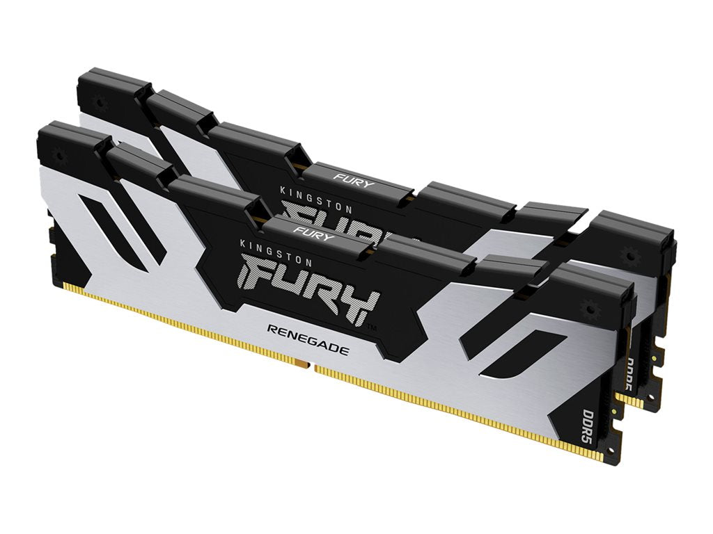 Kingston FURY Renegade - DDR5 - kit - 32 GB: 2 x 16 GB - DIMM 288-pin - 8000 MHz / PC5-64000 - CL38 - 1.1 V - unbuffered - on-die KF580C38RSK2-32