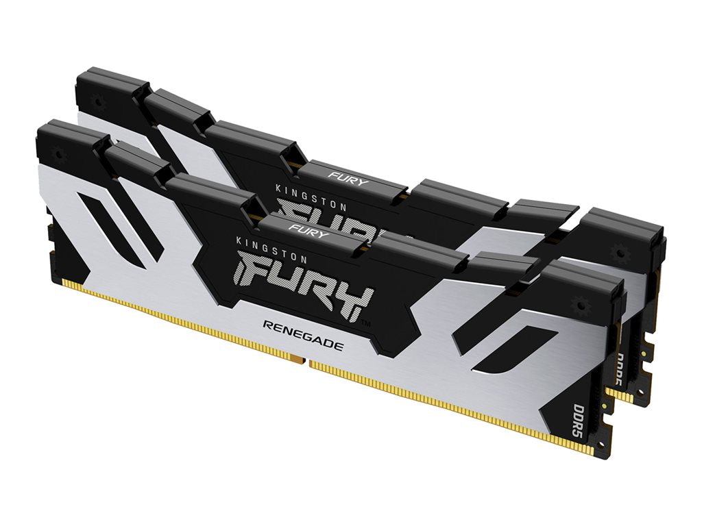 Kingston FURY Renegade - DDR5 - kit - 48 GB: 2 x 24 GB - DIMM 288-pin - 7200 MHz / PC5-57600 - CL38 - 1.1 V - unbuffered - on-die KF572C38RSK2-48