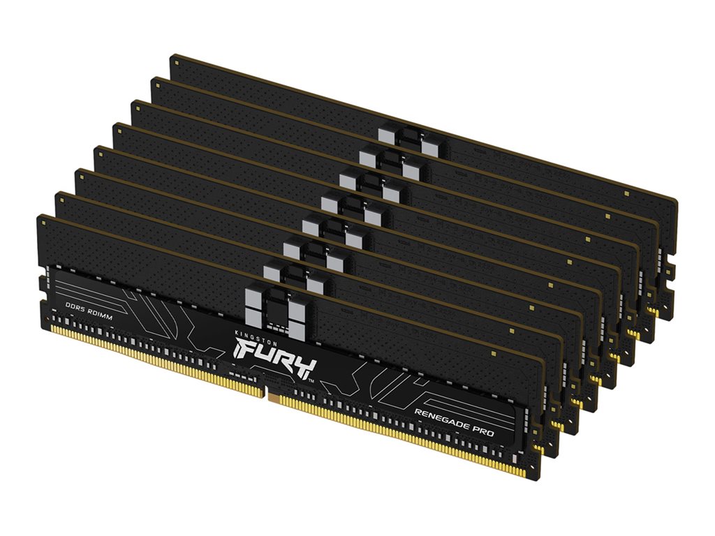 Kingston FURY Renegade Pro - DDR5 - kit - 256 GB: 8 x 32 GB - DIMM 288-pin - 6400 MHz / PC5-51200 - CL32 - 1.4 V -