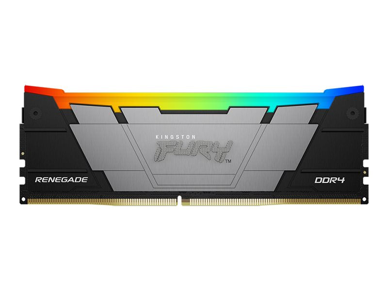 Kingston FURY Renegade RGB - DDR4 - kit - 32 GB: 2 x 16 GB - DIMM 288-pin - 3600 MHz / PC4-28800 - CL16 - 1.35 V - unbuffered KF436C16RB12AK2/32