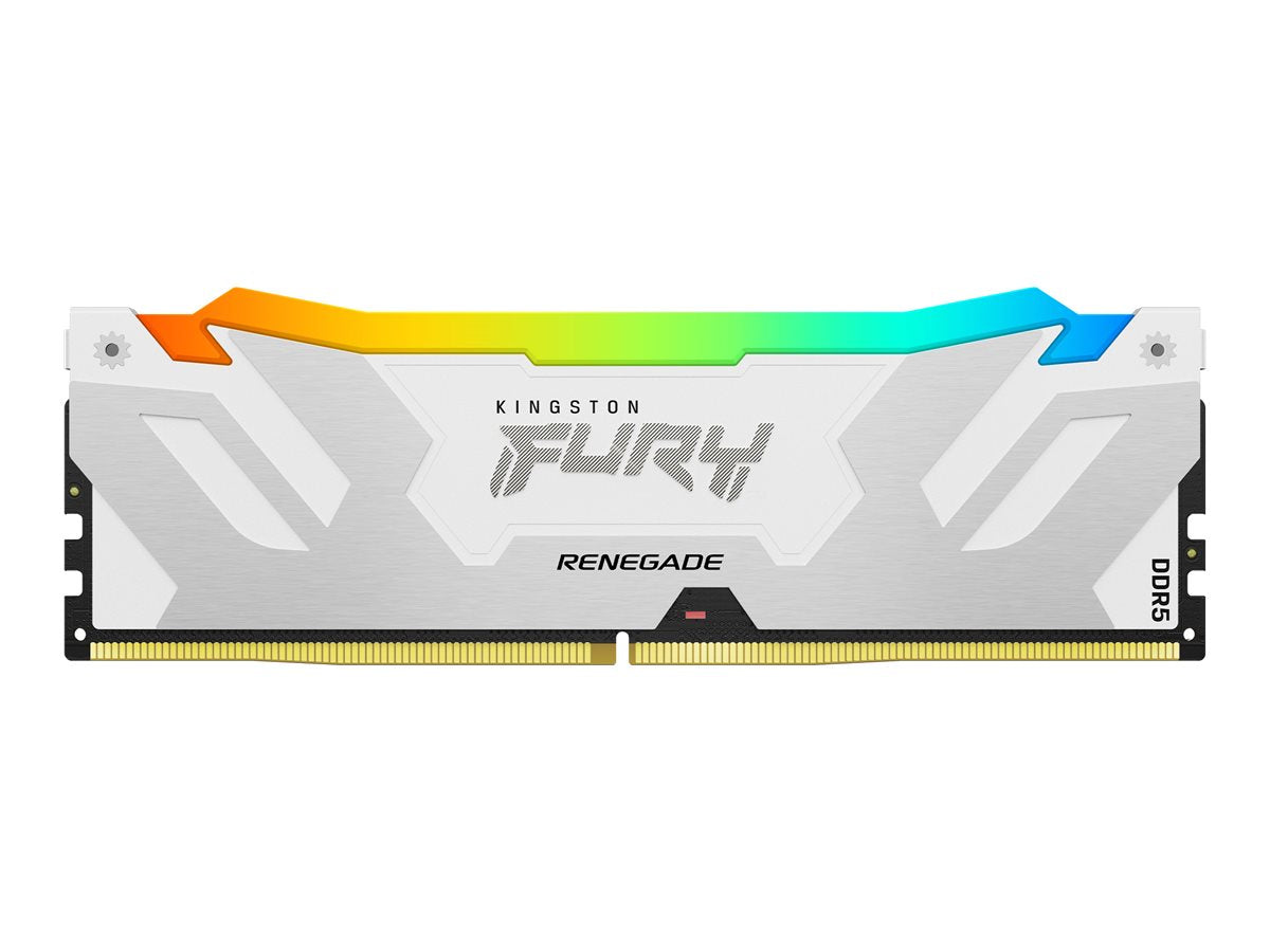 Kingston FURY Renegade RGB - DDR5 - module - 16 GB - DIMM 288-pin - 7600 MHz / PC5-60800 - CL38 - 1.45 V - unbuffered - on-die KF576C38RWA-16