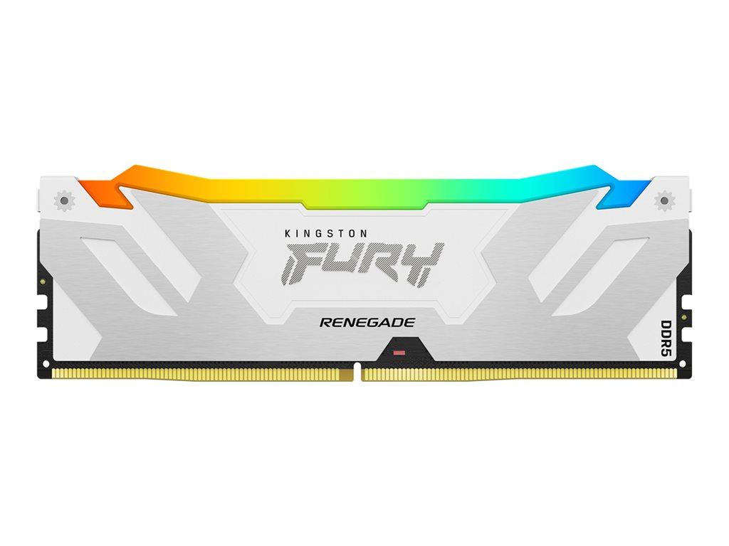 Kingston FURY Renegade RGB - DDR5 - module - 32 GB: 1 x 32 GB - DIMM 288-pin - 6400 MHz / PC5-51200 - CL32 - 1.1 V - unbuffered KF564C32RWA-32
