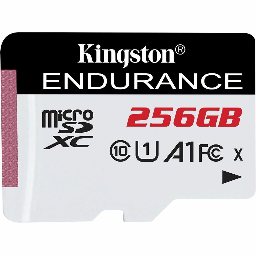 Kingston High Endurance 256 GB Class 10/UHS-I (U1) microSDXC - 1 Pack - 95 MB/s Read - 45