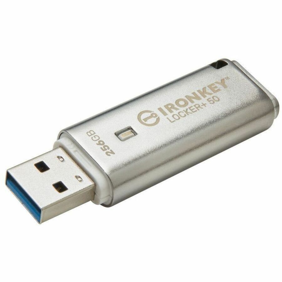 Kingston IronKey+ 50 256GB USB 3.2 (Gen 1) Type A Flash Drive - 256 GB - USB 3.2 (Gen 1)