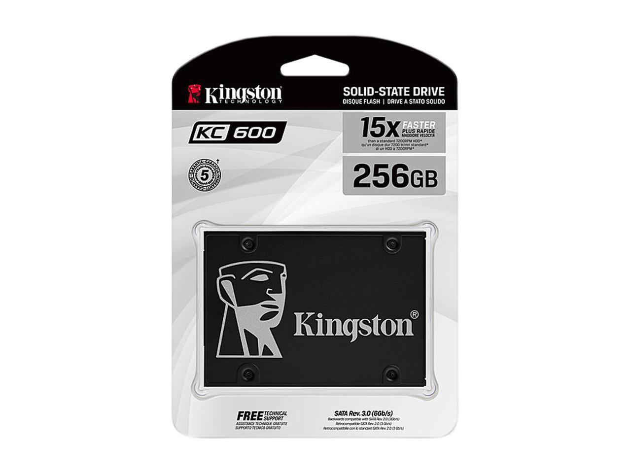 Kingston Kc600 256Gb 2.5 Inch Sata3 Solid State Drive (3D Tlc)