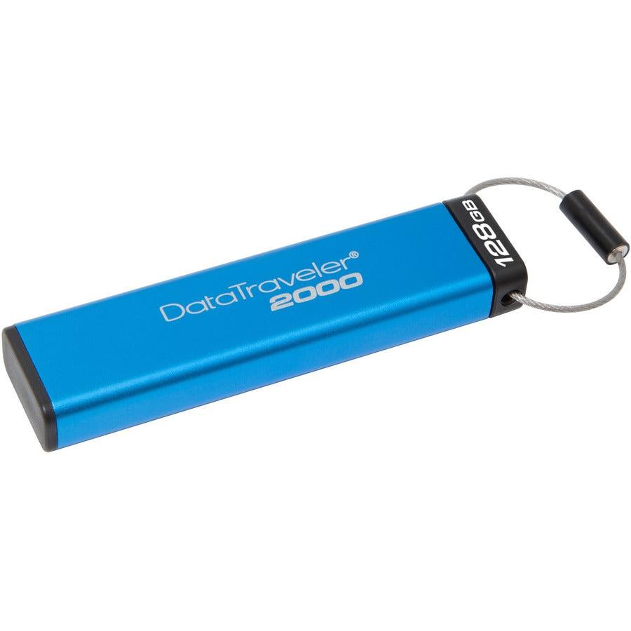 Kingston Technology Datatraveler 2000 Usb Flash Drive 128 Gb Usb Type-A 3.2 Gen 2 (3.1 Gen 2) Blue
