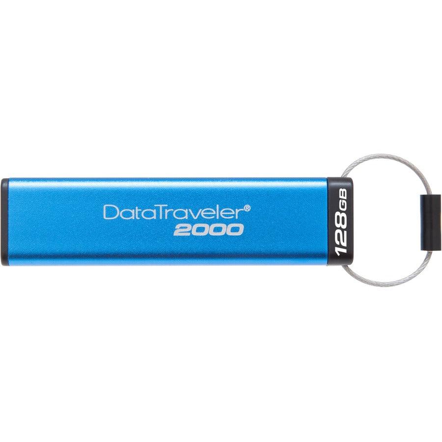Kingston Technology Datatraveler 2000 Usb Flash Drive 128 Gb Usb Type-A 3.2 Gen 2 (3.1 Gen 2) Blue