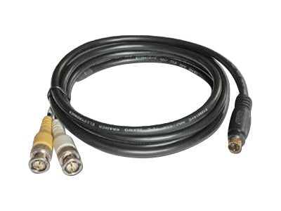 Kramer C-SM/2BM - Video cable - S-Video - 4 pin mini-DIN male to BNC x 2 male - 1 ft - double shielded coaxial - dark gray with 93-1102001
