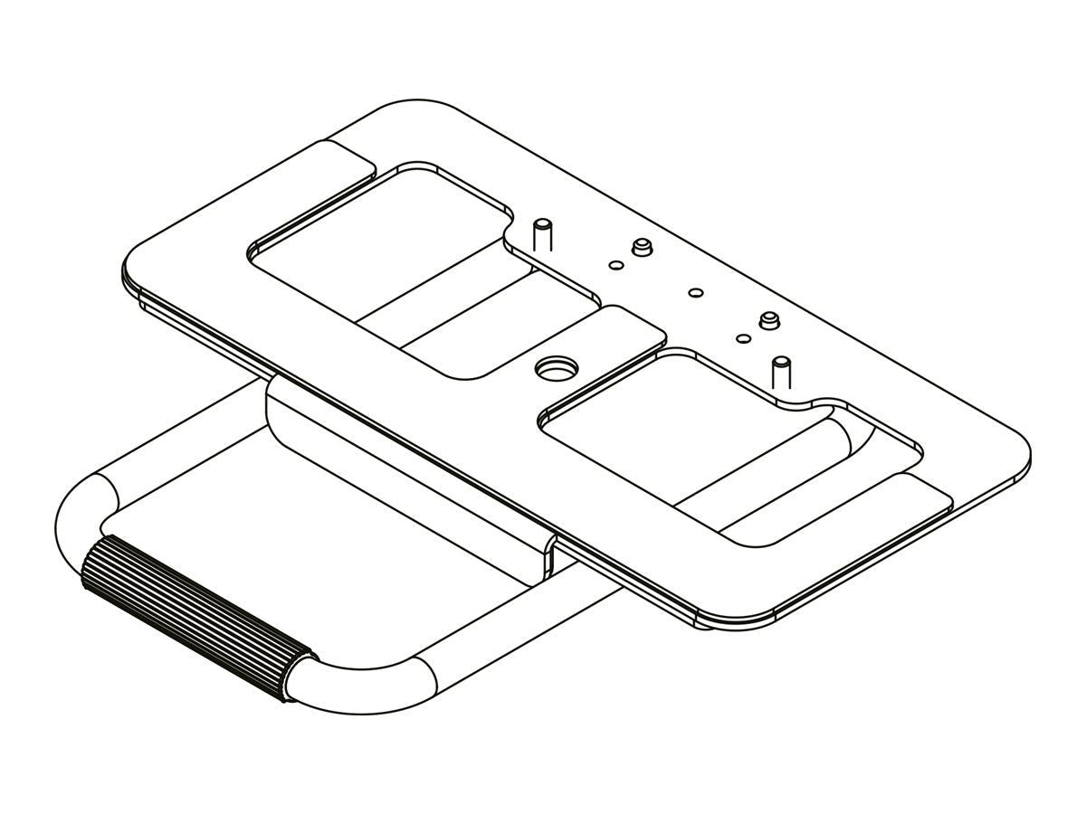 Kramer - Mounting component (soundbar bracket) - for video conference camera / sound bar - aluminum 60-1000499