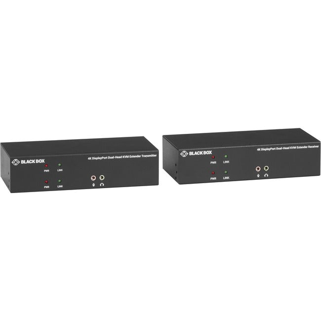 Kvm Extender Kit Over Catx - Dual-Monitor, Displayport 4K30, Usb 2.0, Audio, Ser