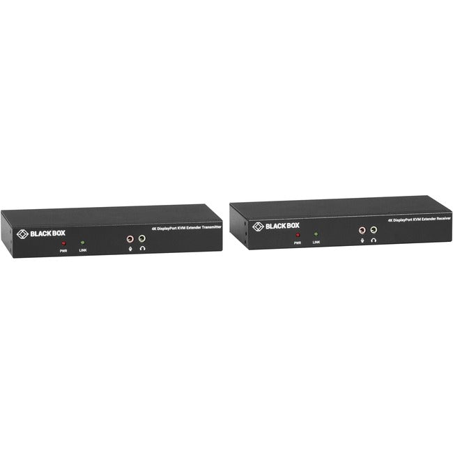 Kvm Extender Kit Over Fiber - Single-Monitor, Displayport 4K30, Usb 2.0, Audio,