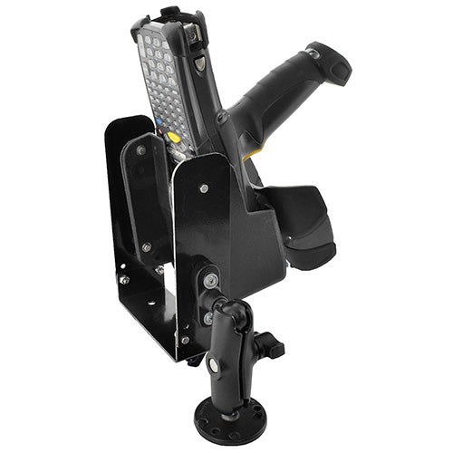 Kydex Mountable Holster with Metal Bracket and RAM Mount for Zebra MC9000G Series or MC9190-z