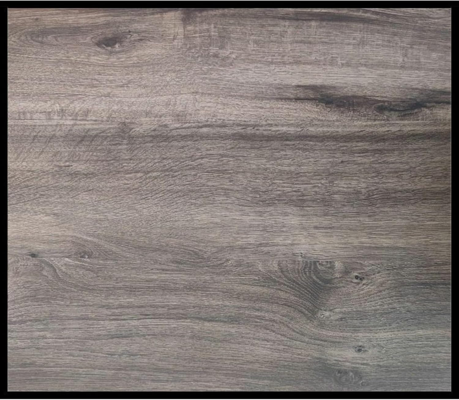 L Shaped Industrial Desk Gray Oak Top 67 Inch Width