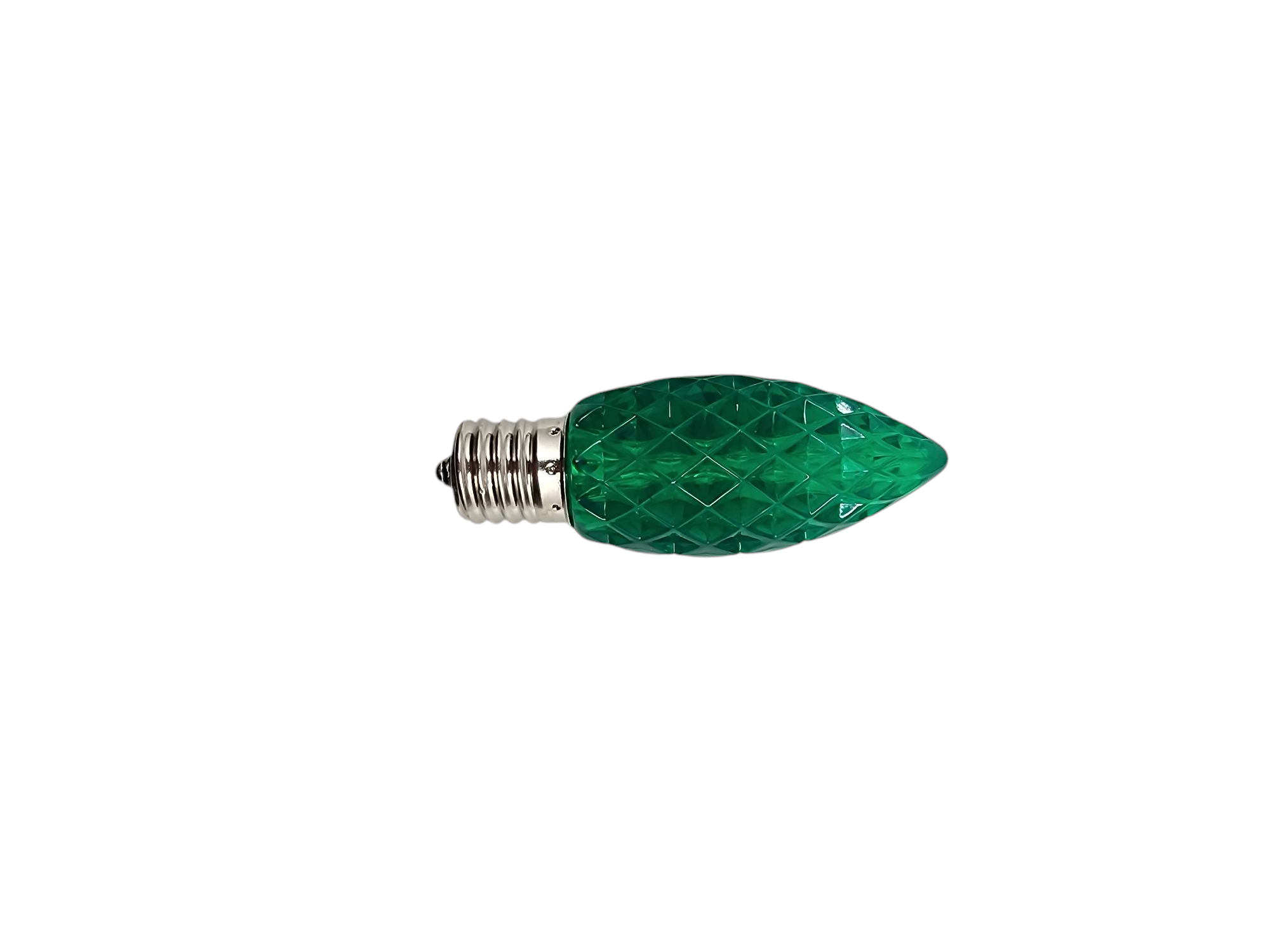 LED C9 Light Bulbs - 25 Pack - Green