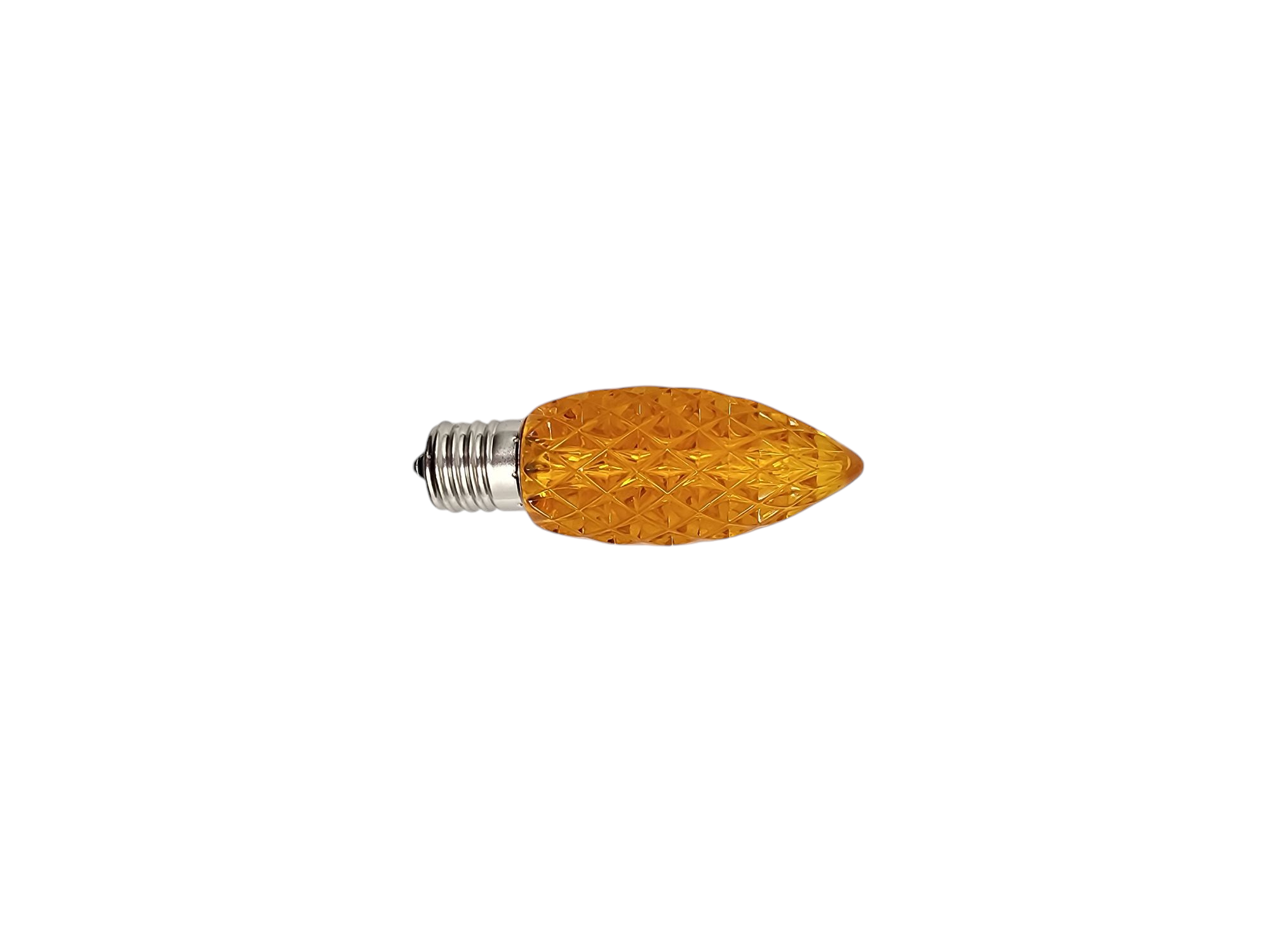 LED C9 Light Bulbs - 25 Pack - Yellow