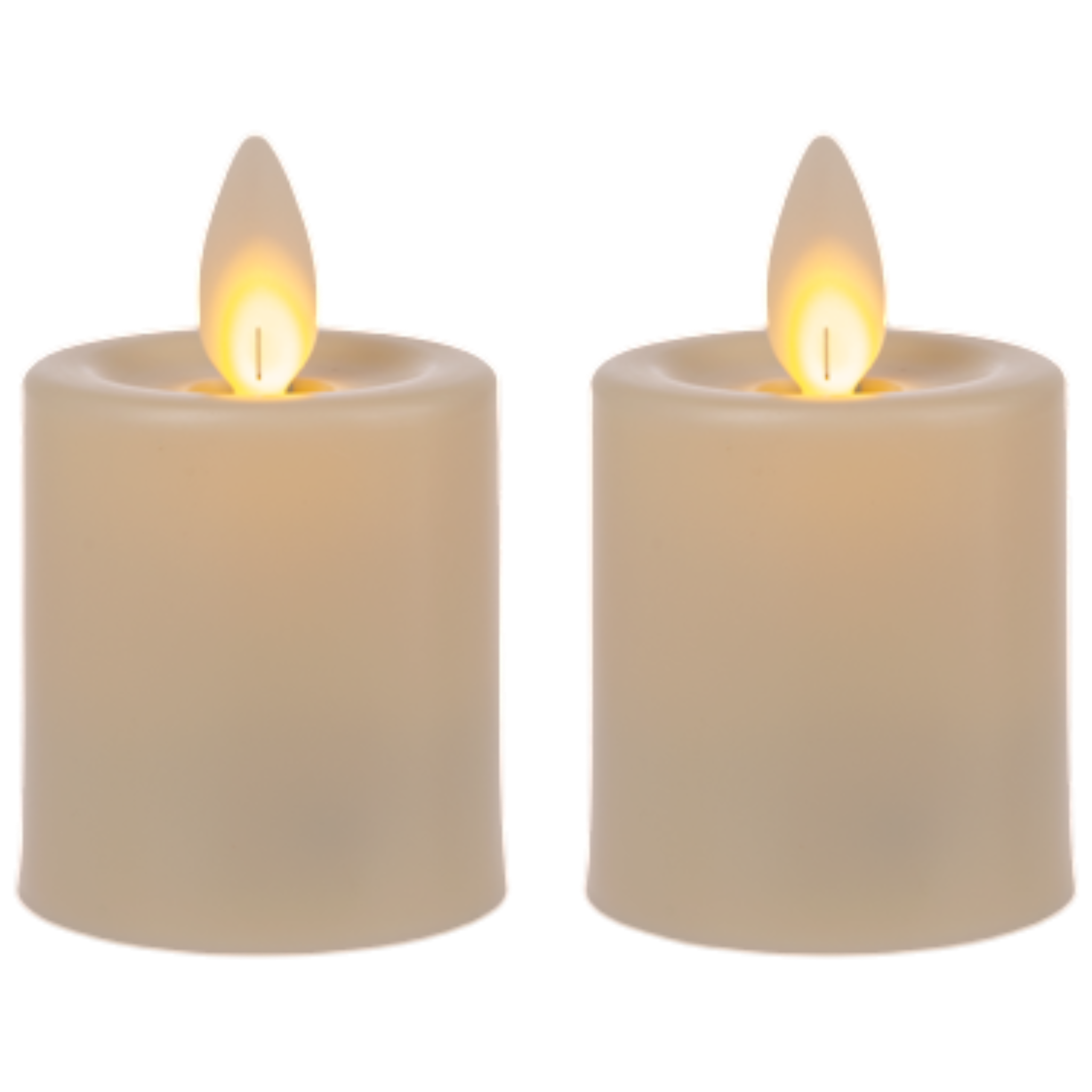 LED Resin Votive Candles with Moving Flickering Flame