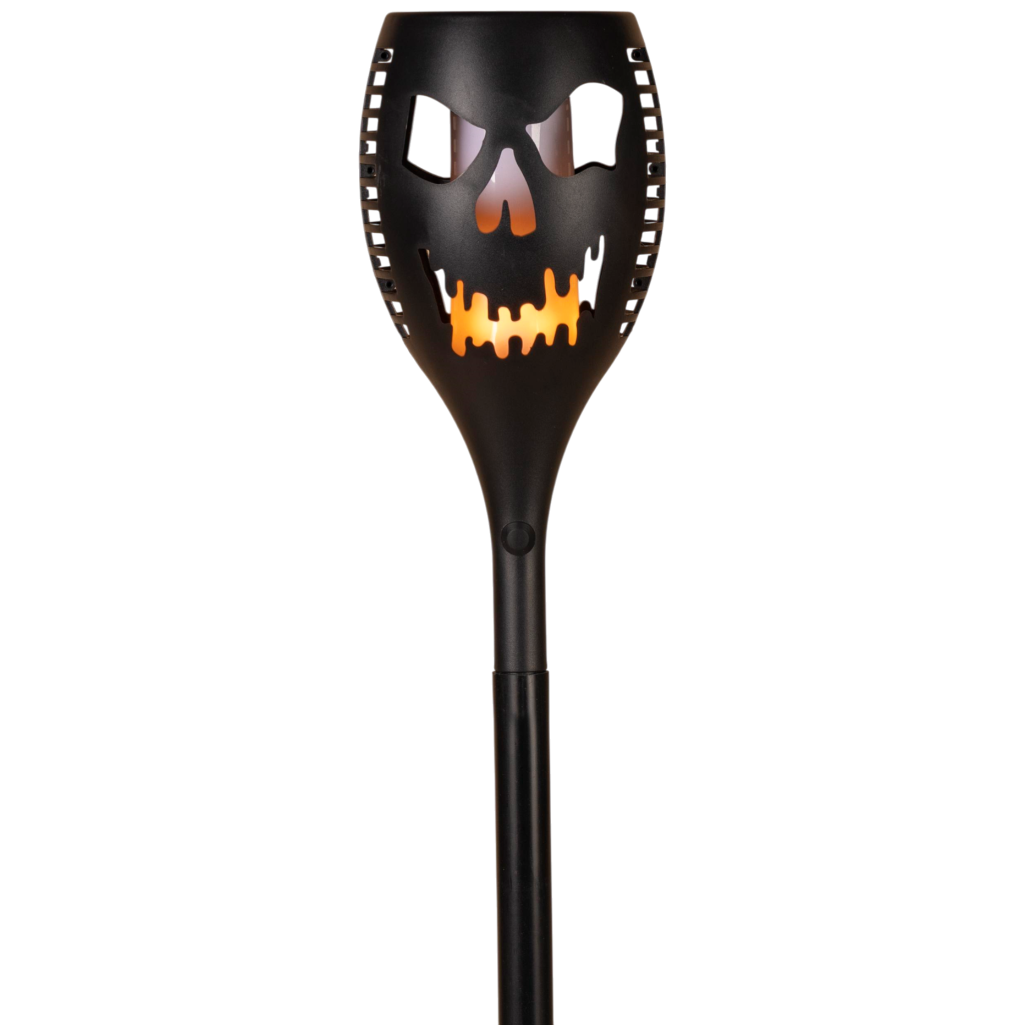 LED Solar Scary Pumpkin Face Torch -