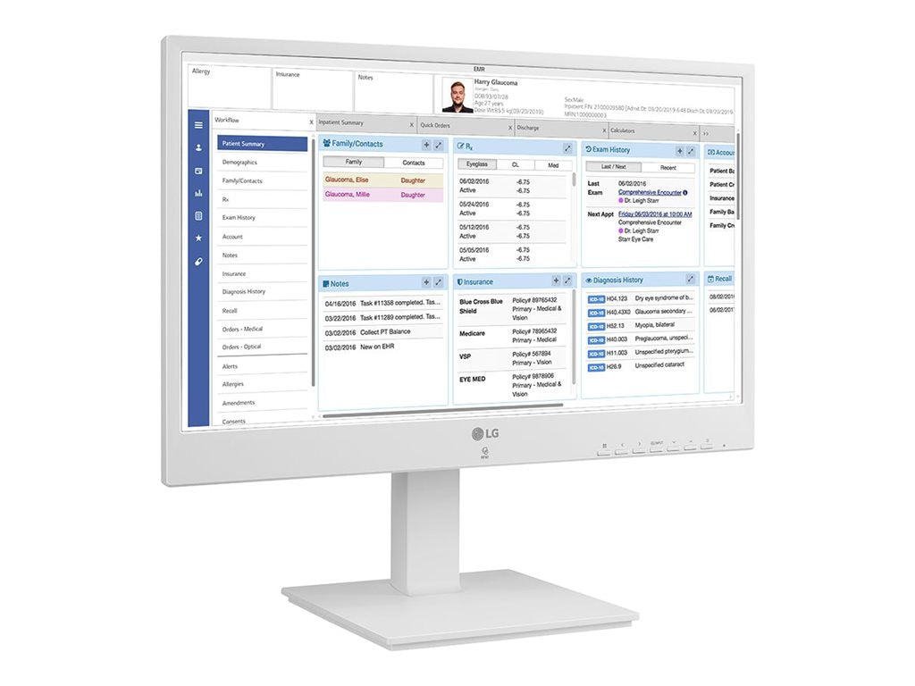 LG 24CR670IK6P - Thin client - all-in-one 1 x Pentium N6005 / up to 3.3 GHz - RAM 8 GB - flash - eMMC 16 GB - UHD Graphics -