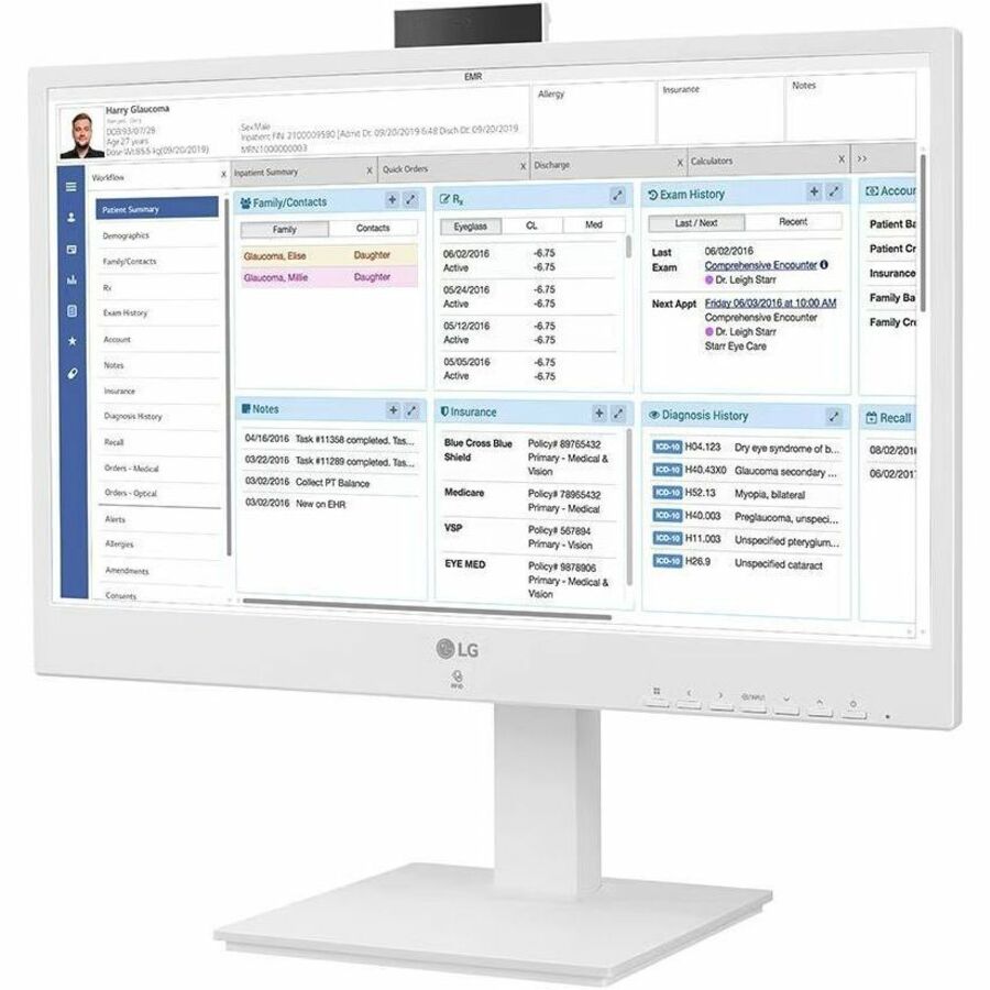 LG 24CR670NK6N All-in-One Thin Client - Intel Celeron N5105 Quad-core (4 Core) 2 GHz -