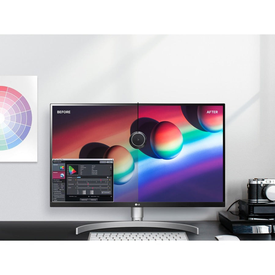 LG 27BL85U-W 27 Class 4K UHD LCD Monitor - 16:9 - Black