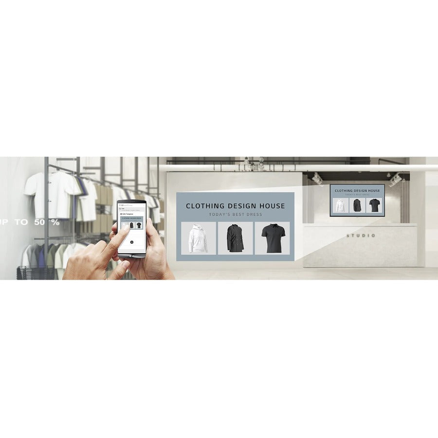 LG 43UH5J-H UHD Digital Signage Display - 500 Nit High Haze | TechSoft